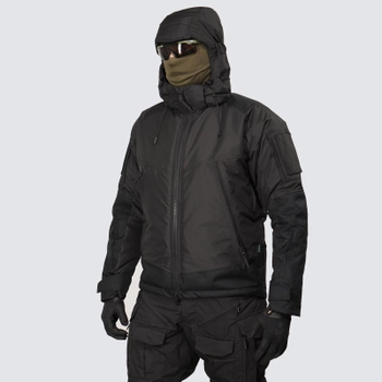 Тактична куртка зимова UATAC Black Membrane Climashield Apex M
