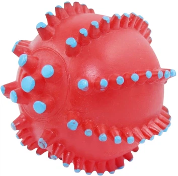 Игрушка для собак Pet Nova Мяч массажный 10.5 см Красная (VIN-DENTBALL-RE)