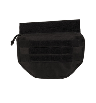 Результат напашник Mil-Tec MOLLE DROP DOWN POUCH Black 13486302