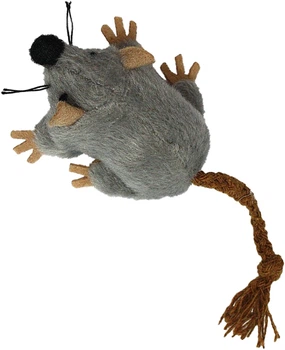 Іграшка для котів Pet Nova Миша плюшева 7 x 5 см Сіра (CAT-MOUSE-GR-7)
