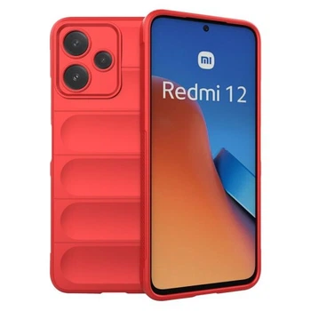 Силиконовый (TPU) чехол Deexe Terra Case для Xiaomi Poco M6 Pro 5G / Redmi 12 5G - Red