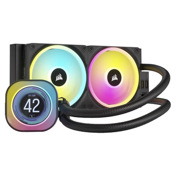 Система водяного охолодження Corsair iCUE Link H100 LCD RGB Liquid CPU Cooler Black (CW-9061007-WW)