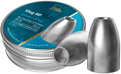 Кулі пневматичні H&N Slug HP кал. 5.53 мм. Вага — 1.62 грами. 200 шт/уп