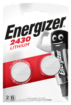Батарейки Energizer CR2430 Lithium 2 шт (BAT-ENE-0000001)