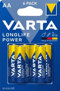 Батарейки Varta Longlife Power AA BLI 6 (5841286)