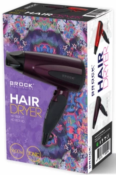 Suszar do włosów Brock HD 8501 RD (AGD-SUS--0000042)
