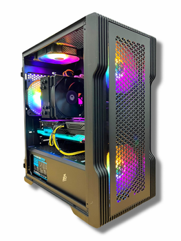 Компьютер PowerCube G07-3 (AMD Ryzen 5 7500F / 32Gb / Radeon RX 7600 8GB / SSD 1Tb / 700W / USB 3.2)