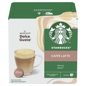 Кофе в капсулах Dolce Gusto Starbucks Caffe Latte 12 шт
