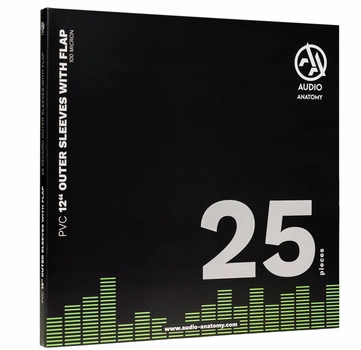 Зовнішні конверти для вінілу Audio Anatomy 25 X 12" PVC WITH FLAP OUTER SLEEVES - 100 MICRON