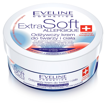 Крем для обличчя і тіла Eveline Extra Soft Allergique поживний 200 мл (5907609328748)