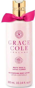 Balsam do ciała Grace Cole Moisturizing Body Lotion White Rose & Lotus Flower nawilżający 300 ml (5055443679134)