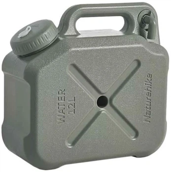 Канистра для воды Naturehike CNH22CJ018 12 л Темно-зеленая (6927595753255)