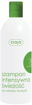 Шампунь Ziaja інтенсивна свіжість для жирного волосся 400 мл (5901887020189)