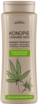 Szampon Joanna Konopie nawilżająco-wzmacniający do włosów delikatnych i uwrażliwionych 400 ml (5901018018016)