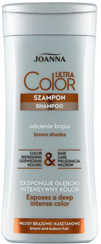 Шампунь Joanna Ultra Color для волосся підкреслює коричневі та каштанові відтінки 200 мл (5901018014117)