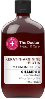 Szampon The Doctor Health & Care do włosów wzmacniający Keratyna & Arginina & Biotyna 355 ml (8588006041767)