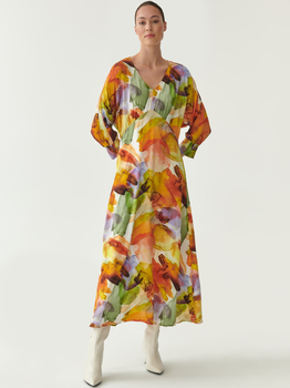 Плаття довге літнє жіноче Tatuum Kora T2217.193 34 Різнокольорове (5900142162701)