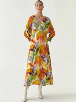 Плаття довге літнє жіноче Tatuum Kora T2217.193 38 Різнокольорове (5900142162725)