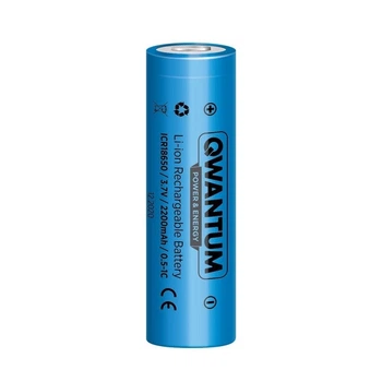 Акумулятор Quantum Li-ion ICR18650 2200mAh 0.5-1C з клемним виступом