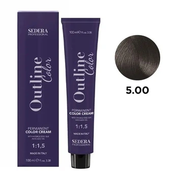 Крем-фарба для волосся SEDERA OUTLINE COLOR SEDERA Professional 5.00 світлий шатен інтенсивний 100 мл