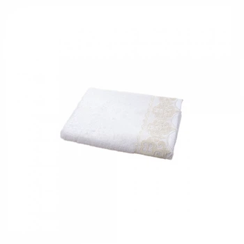 Полотенце бамбуковое Maxstyle Damask белое 50*90 (8340)