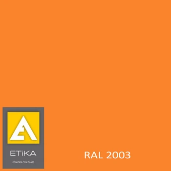 Фарба порошкова поліефірна Etika Tribo Помаранчева RAL 2003 матова