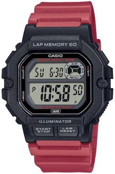 Спортивний годинник Casio WS-1400H-4A illuminator lap memory