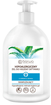 Żel do higieny intymnej Barwa hipoalergiczny nawilżający Aloes 500 ml (5902305002930)