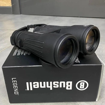 Тактический бинокль Bushnell Legend Black 10x50 мм , чехол, нашейный ремень, защитные крышки (244554)