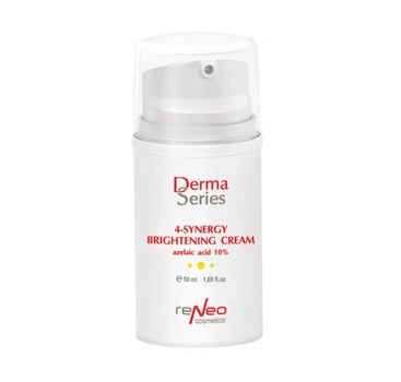 Derma Series 4-SYNERGY BRIGHTENING CREAM azelaic acid 10% Освітлюючий легкий крем з азелаїновою кислотою 50 мл