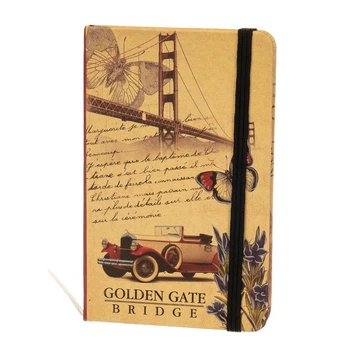 Блокнот Elisey "Golden Gate Bridge" (0344J) brown