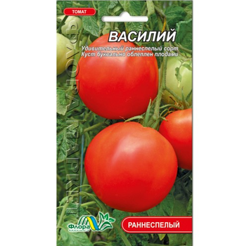 Семена Томат Василий красный суперранний 0.1 г