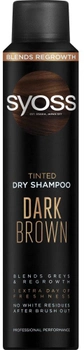 Szampon suchy Syoss Tinted Dry Shampoo Dark Brown do włosów ciemnych odświeżający i koloryzujący Ciemny Brąz 200 ml (9000101658477)