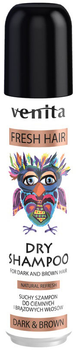 Szampon suchy Venita Fresh Hair Dry Shampoo Dark & Brown 75 ml (5902101519359)
