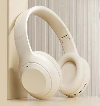Беспроводные наушники накладные М5 Bluetooth V5.0MP3 beige FF-1973