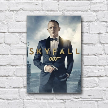 Дерев’яний постер фільму «007: Координати Скайфолл» 210х297 мм