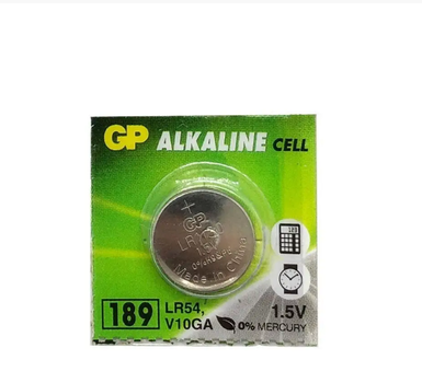 Батарейка GP AG10 (189-U10, LR54), 1.5V Alkaline