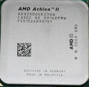 Процессор AMD ATHLON II X2 250 2 ЯДРА, 3.0 GHz, sAM3 / AM2+, Tray ( ADX2500CK23GQ ) Б/У