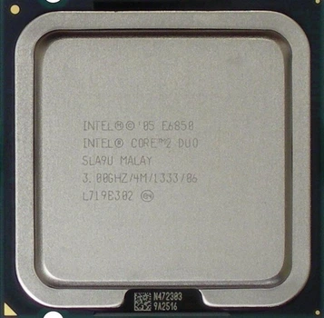 Процессор Intel Core 2 Duo E6850 LGA775 3.0GHz/ 4 MB/ 1333 Mhz s775 Tray Б/У