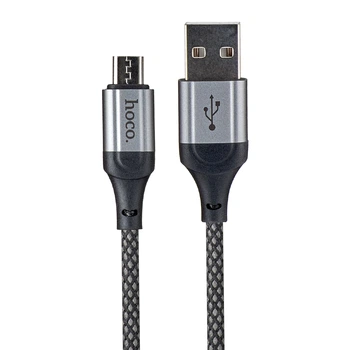 Кабель Hoco X102 Fresh charging data cable Micro Black