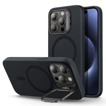 Чохол ESR Cloud Soft with Stash Stand (Halolock) до iPhone 15 Pro Black (1A6600102)