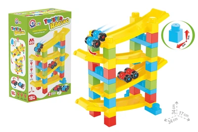 Конструктор ТехноК Twisted Racing 40 эл (TH9581)