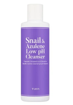 Гель с улиткой и азуленом Tiam Snail&Azulene Low pH Cleanser 200 мл