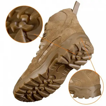 Мужские ботинки Oplot Койот 45 (KМужские демисезонные ботинки Oplot Койот 45 Kali с натурального зносостойкого нубука с дышащей мембранной подкладкой повседневные для активного отдыха ali)