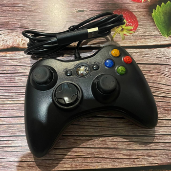 Геймпад для приставки Xbox 360 проводной для PC ODI Controller Черный