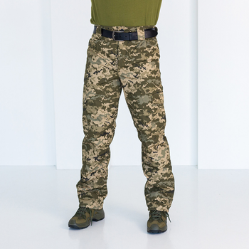 Брюки зимние Пиксель, мужские утепленные камуфляжные брюки на нетканой подкладке 46