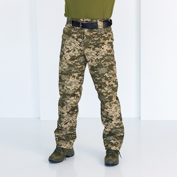 Штани зимові Піксель, чоловічі утеплені камуфляжні штани на нетканій підкладці 54