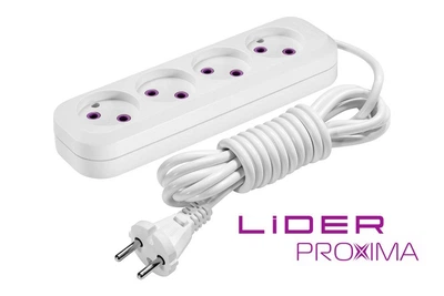 Подовжувач 4г 2м LIDER PROXIMA LP16-412