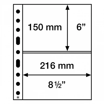 Листи Grande Light до альбому Leuchtturm, GRANDE, для банкнот, 2С