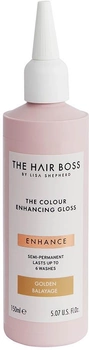 Rozświetlacz The Hair Boss The Colour Enhancing Gloss podkreślający ciepły odcień włosów Golden Balayage 150 ml (5060427356734)